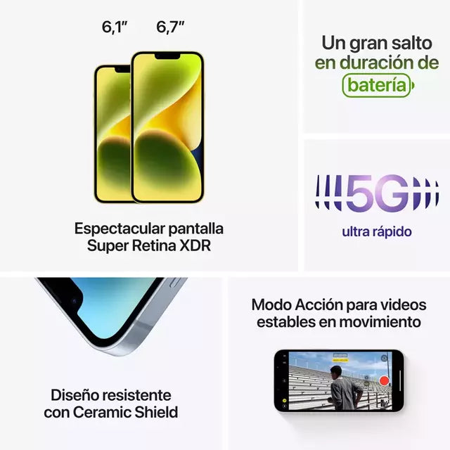 IPHONE 14 PLUS 256 GB 12MP+12MP 6.7"