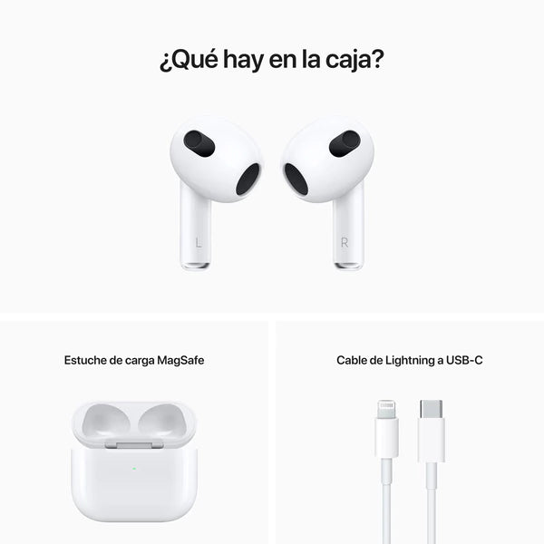 AirPods con estuche de carga MagSafe (3ª gen)