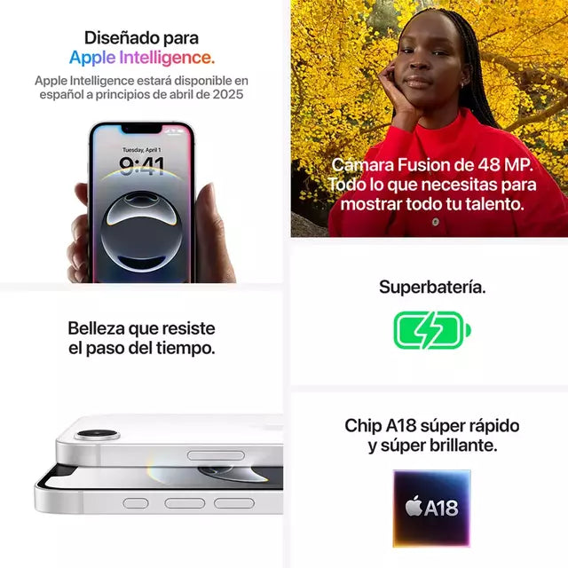 IPHONE 16E 6.1" 128 GB 48MP