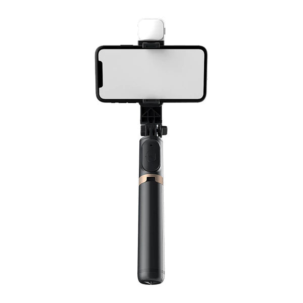 Bastón selfie con luz LED y trípode Dusted