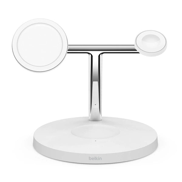 Base de carga inalámbrica 3 en 1 Belkin BOOSTCHARGE PRO con MagSafe