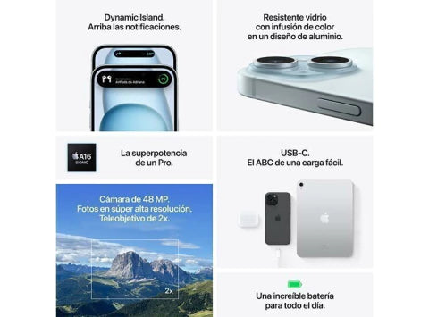 IPHONE 15 128 GB 12MP 6.1"